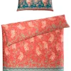 bassetti Mako-Satin-Bettwäsche ANACAPRI V1 155 x 220 cm rot