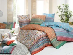 bassetti Makosatin-Bettwäsche BURANO V.R1 135 x 200 cm mehrfarbig