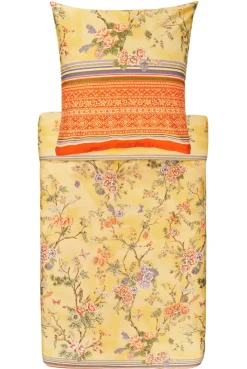 bassetti Satin-Bettwäsche PALLANZA 135 x 200 cm gelb