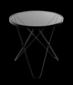 Beistelltisch Ø 54 cm schwarz