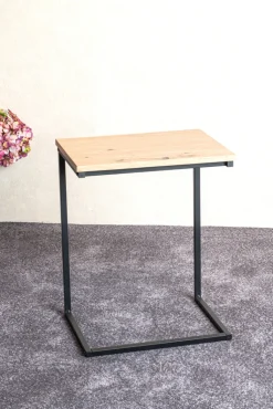 Beistelltisch 40 x 30 cm braun/schwarz