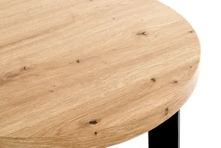 Beistelltisch 50 x 46 cm braun/schwarz