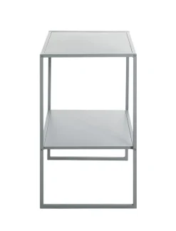 Beistelltisch 45 x 35 cm grau