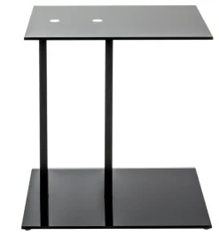 Beistelltisch 45 x 50 cm Schwarz