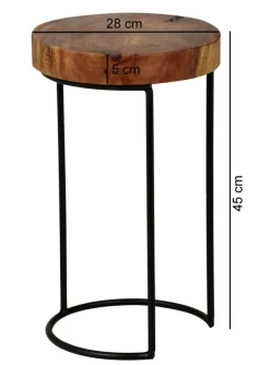 Beistelltisch 28 x 45 cm Sheesham