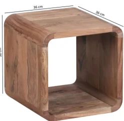 Beistelltisch BOHA 2er Set Akazie massiv