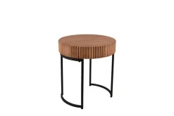 Beistelltisch DARIA 40 x 45 cm braun schwarz