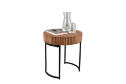 Beistelltisch DARIA 40 x 45 cm braun schwarz