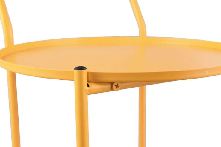 Beistelltisch EDDA 39 x 68 cm gelb