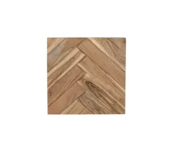 QUARTIER Beistelltisch 2er Set LUANDA Massivholz Akazie natur/schwarz