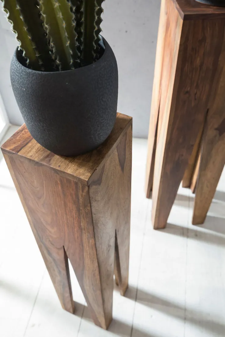 Beistelltisch 3er-Set Sheesham