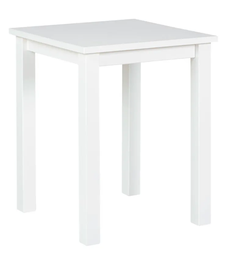 Beistelltisch HOLGER 45x55x45 cm Massivholz weiß