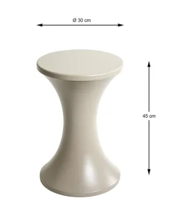 Beistelltisch LARS 30 x 45 x 30 cm kaschmirgrau