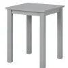 Beistelltisch LENNART 45x55x45 cm Massivholz grau