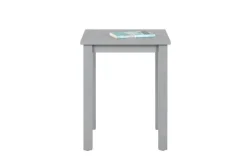 Beistelltisch LENNART 45x55x45 cm Massivholz grau