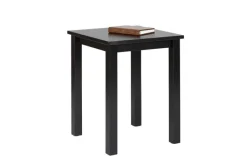Beistelltisch MICHAEL 45x55x45 cm Massivholz schwarz