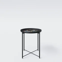 Beistelltisch MINECRAFT schwarz/ grau/ mehrfarbig