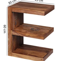 Beistelltisch MUMBAI 45 x 30 cm Sheesham