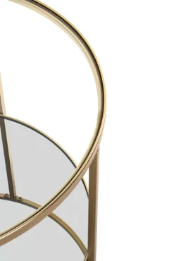 Beistelltisch PORTO 60 x 45 cm goldfarbig