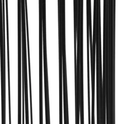 Beistelltisch RINARA 41 x 41 cm silberfarbig/schwarz