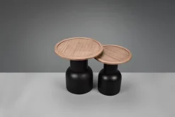 Beistelltisch RONJA 40 x 46 cm braun/ schwarz