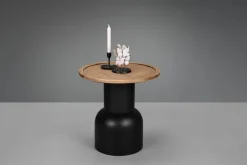 Beistelltisch RONJA 40 x 46 cm braun/ schwarz