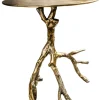 Beistelltisch rund BRANCH GOLD