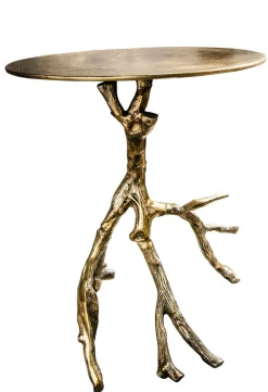 Beistelltisch rund BRANCH GOLD