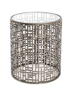 Beistelltisch rund ENZ I 38 cm Metall kupferfarbig