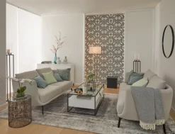 Beistelltisch rund ENZ I 38 cm Metall kupferfarbig