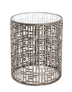 Beistelltisch rund ENZ I 38 cm Metall kupferfarbig