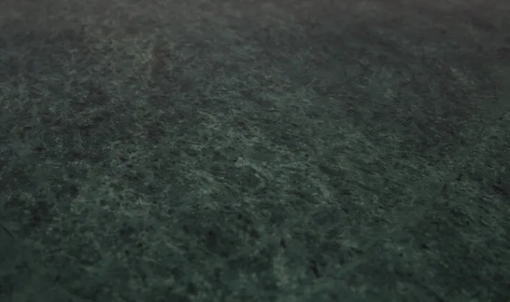 QUARTIER Beistelltisch rund TIMPA MARBLE messingfarben /Marmor grün