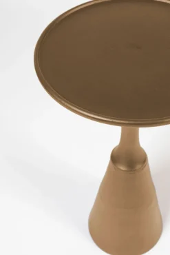 QUARTIER Beistelltisch SERGIO messingfarbig