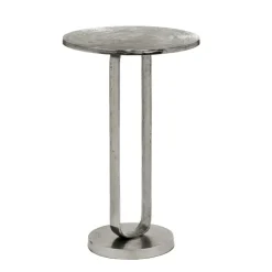 Beistelltisch TARA 38 x 38 cm silberfarbig