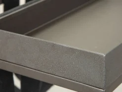 Beistelltisch TILL 35 x 40 cm Metall Anthrazit