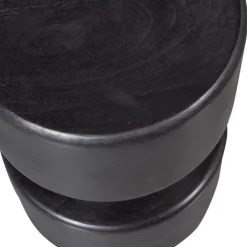 Beistelltisch TUVE 30 x 45 cm schwarz matt