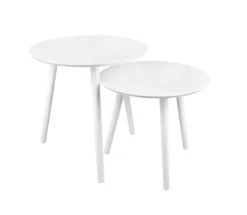 Beistelltisch VILMA 2-teilig weiss
