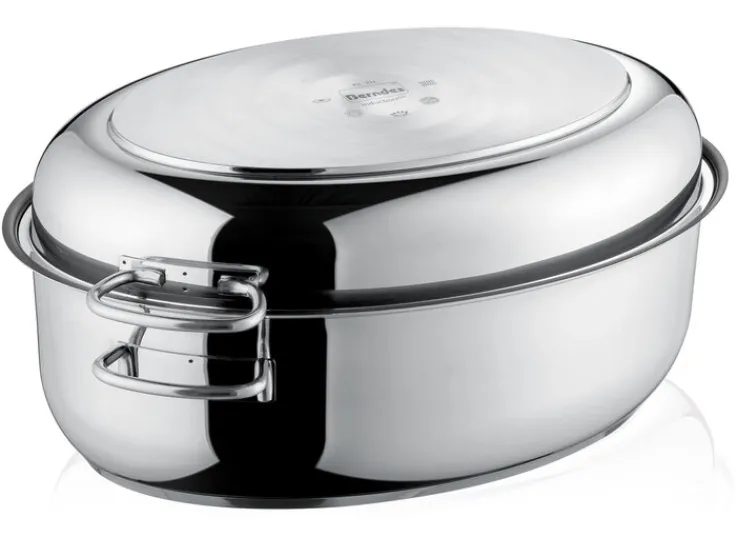 Berndes Bräter mit Deckel 8500 ml silberfarbig