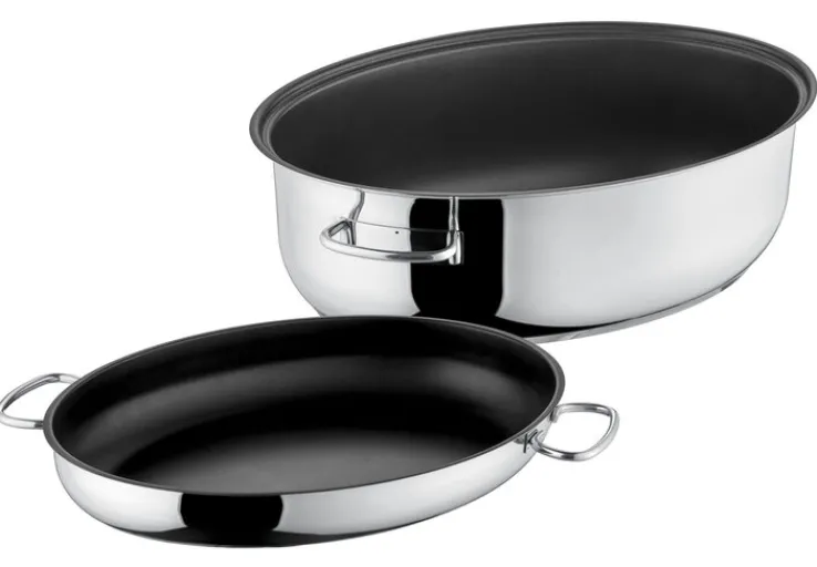 Berndes Bräter mit Deckel 8500 ml silberfarbig