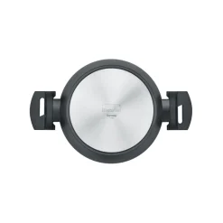 Berndes Kochtopf B.PERFECT 24 cm Aluminium schwarz