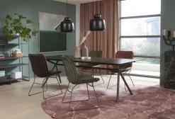 bert plantagie Esstisch 200 x 100 cm Dark Marble