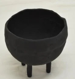 Übertopf 4-FEET 15 cm schwarz