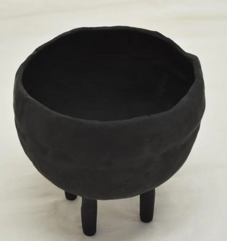 Übertopf 4-FEET 15 cm schwarz