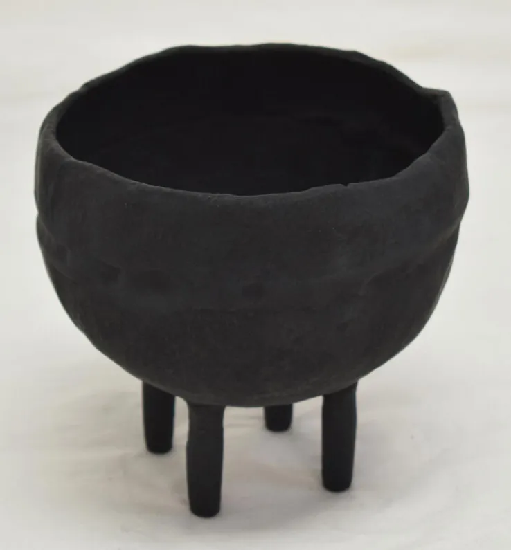 Übertopf 4-FEET 15 cm schwarz