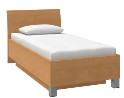 QUARTIER Bett POINT 90 x 200 cm braun ohne Lattenrost