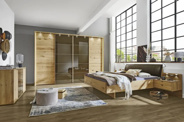 Bettanlage CARDIFF 3-teilig braun