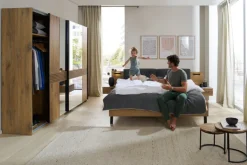 QUARTIER Bettanlage TRATTINO 180 x 200 cm braun/ graphit