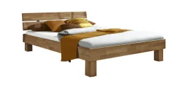 QUARTIER Bettgestell MY DREAM 140 x 200 cm Wildeiche massiv geölt