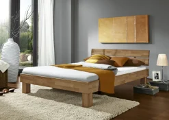 QUARTIER Bettgestell MY DREAM 140 x 200 cm Wildeiche massiv geölt
