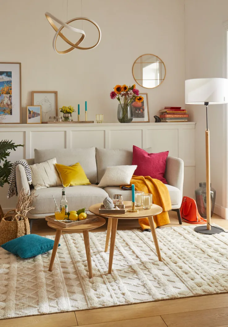 Biederlack Wende-Wohnplaid 130 x 170 cm messing/schwarz/grau